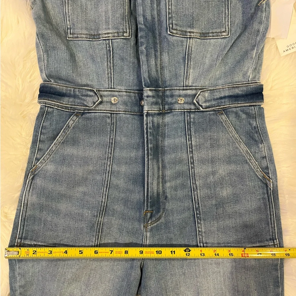 🆕 Good American Jumpsuit Denim Fit For Success Size Large - Picture 15 of 16